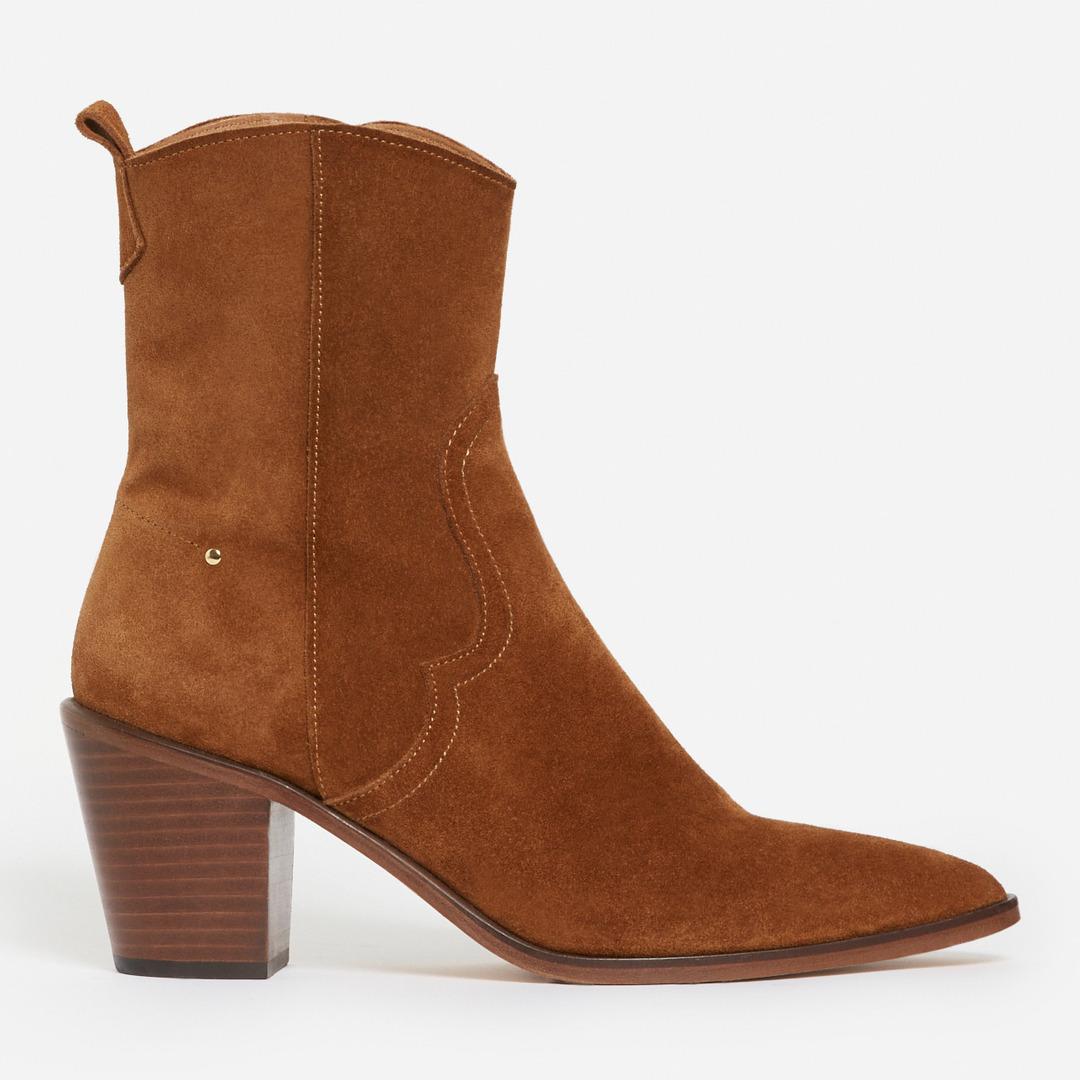 Santiags En Cuir - Camel - Taille 37 - Vanessa Bruno-image