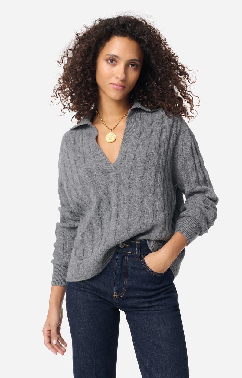 Pull Glenda - Gris Chiné - Taille 3 - Vanessa Bruno-image