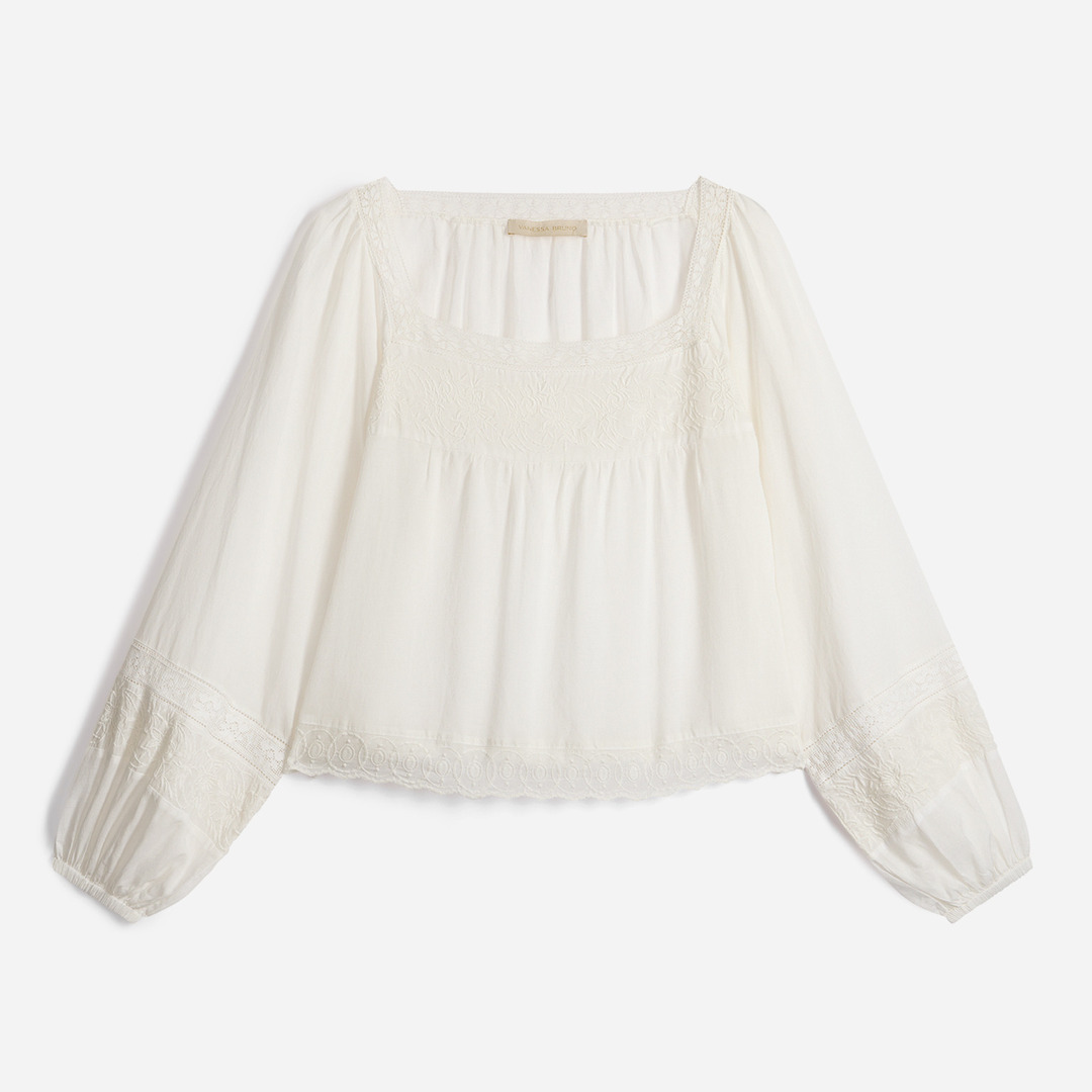 Blouse Giovanna - Blanc - Taille 40 - Vanessa Bruno-image