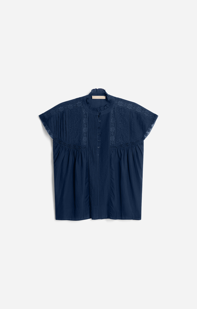 Blouse Ganu - encre Noir - Taille XS - Vanessa Bruno