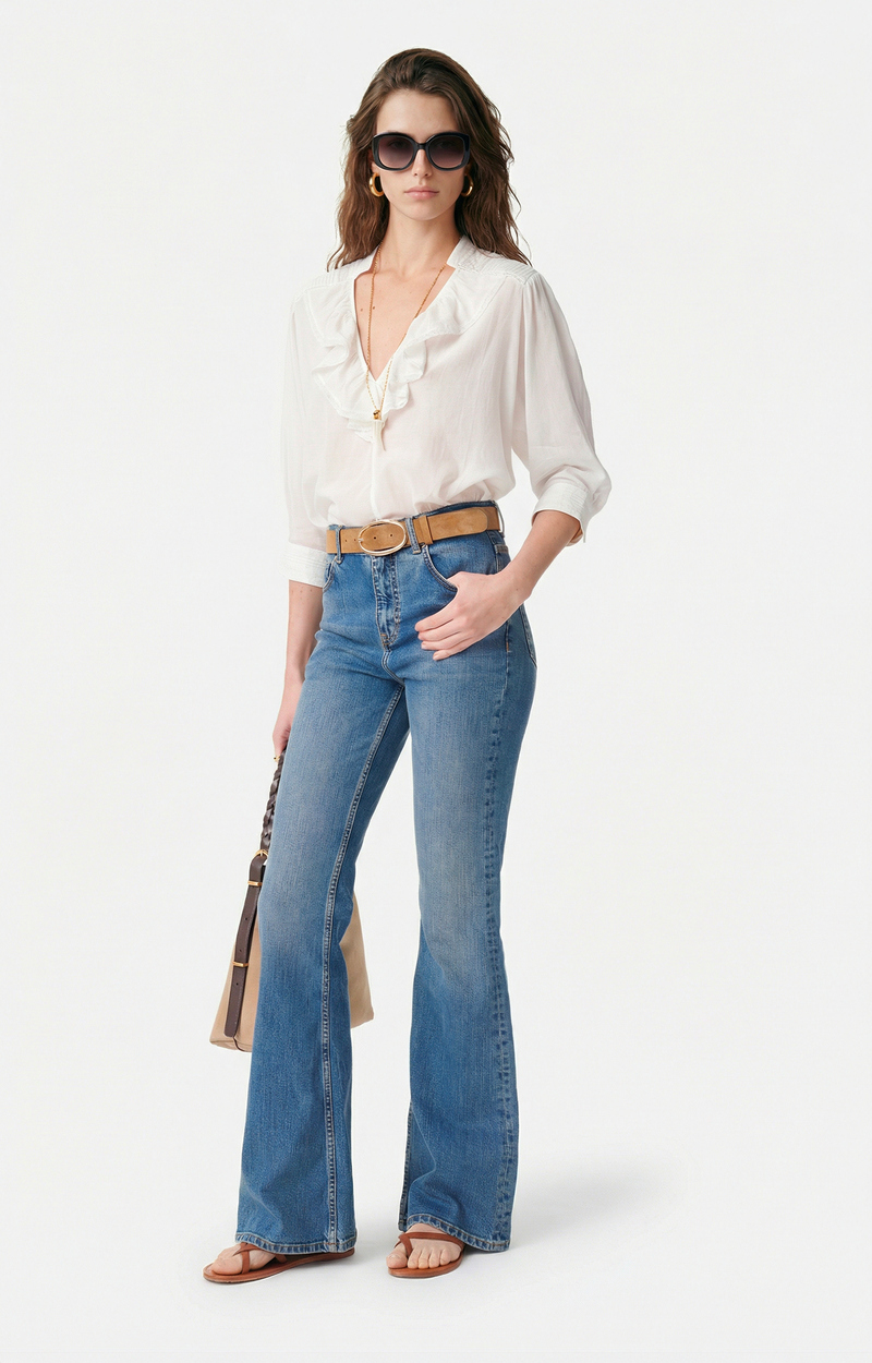 Blouse Grenet - Blanc - Taille 34 - Vanessa Bruno